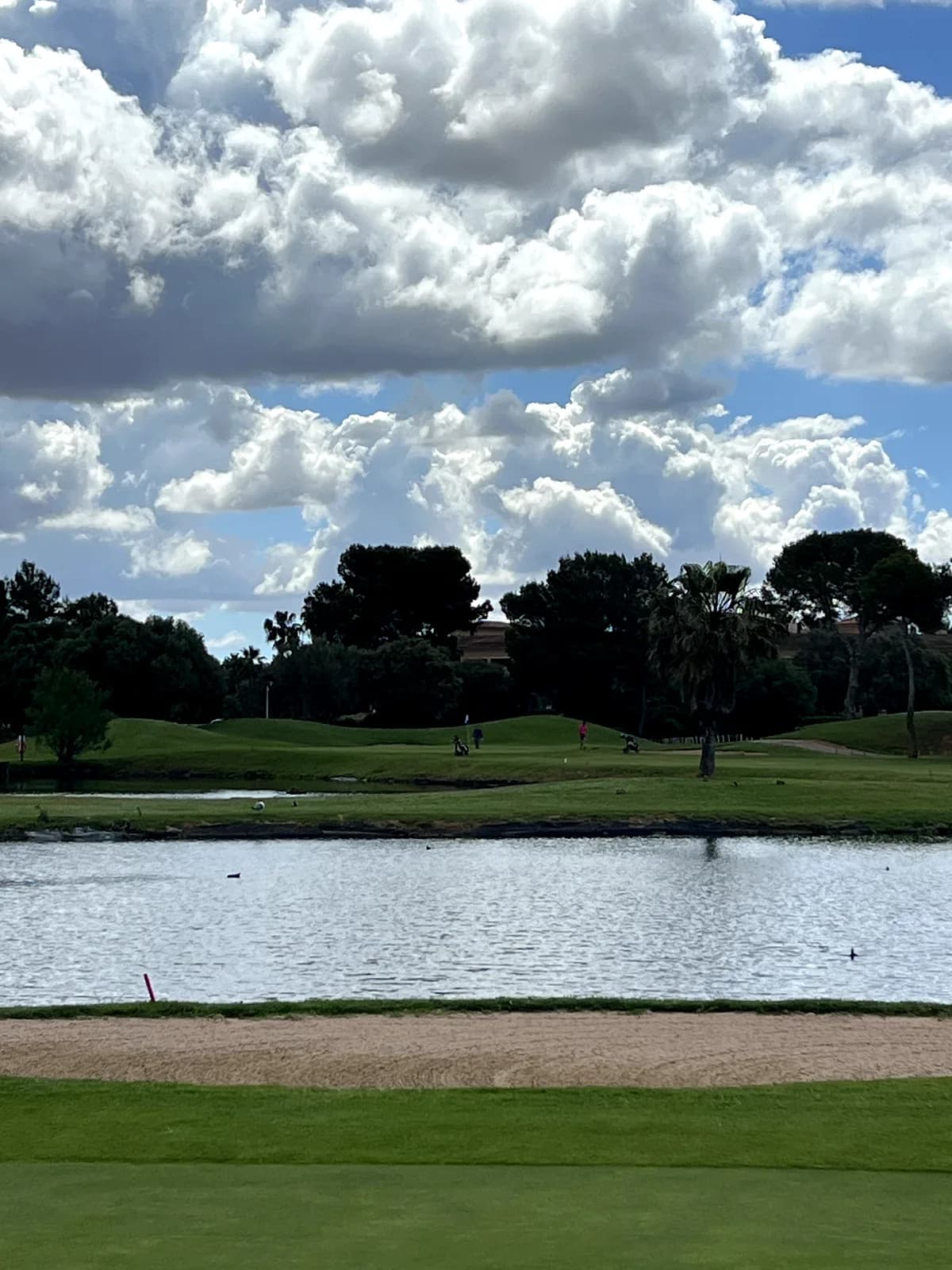 Waterhindernis op Son Antem West, Llucmajor, Mallorca